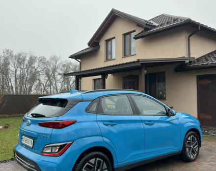 Синий Хендай Kona, объемом двигателя 0 л и пробегом 81 тыс. км за 16950 $, фото 4 на Automoto.ua