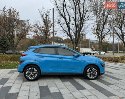 Синий Хендай Kona, объемом двигателя 0 л и пробегом 21 тыс. км за 17900 $, фото 1 на Automoto.ua