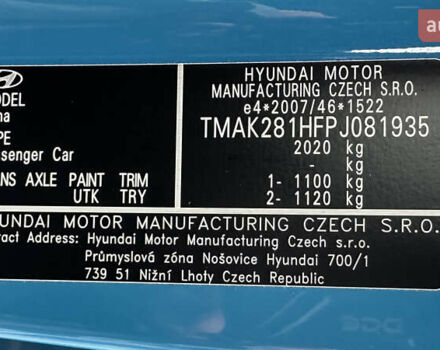 Синій Хендай Kona, об'ємом двигуна 0 л та пробігом 19 тис. км за 19900 $, фото 2 на Automoto.ua