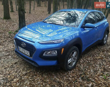 Синий Хендай Kona, объемом двигателя 2 л и пробегом 134 тыс. км за 16200 $, фото 1 на Automoto.ua