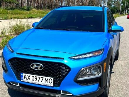 Синій Хендай Kona, об'ємом двигуна 2 л та пробігом 35 тис. км за 18890 $, фото 1 на Automoto.ua