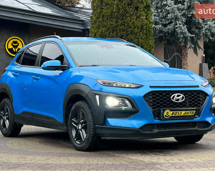 Синій Хендай Kona, об'ємом двигуна 1 л та пробігом 50 тис. км за 13900 $, фото 1 на Automoto.ua