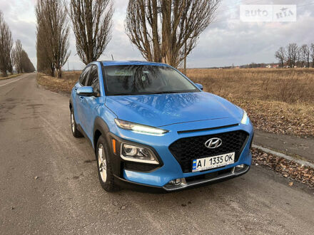 Хендай Kona 2018 в Борисполе на Automoto.ua Синий Хендай Kona, объемом двигателя 2 л и пробегом 80 тыс. км за 14500 $, фото 1 на Automoto.ua