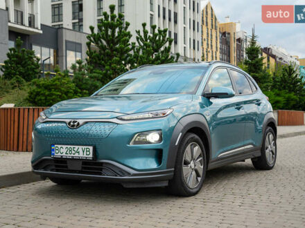 Синий Хендай Kona, объемом двигателя 0 л и пробегом 92 тыс. км за 17500 $, фото 1 на Automoto.ua