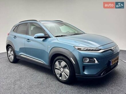 Синий Хендай Kona, объемом двигателя 0 л и пробегом 98 тыс. км за 18219 $, фото 1 на Automoto.ua