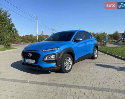 Синій Хендай Kona, об'ємом двигуна 2 л та пробігом 48 тис. км за 14800 $, фото 1 на Automoto.ua