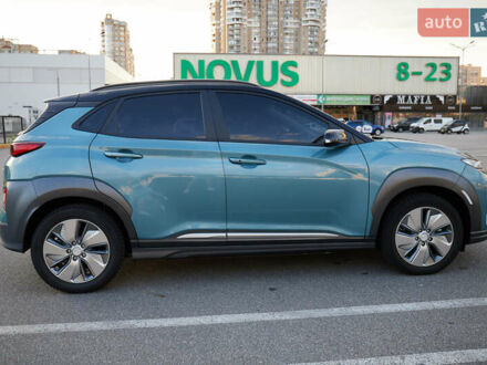 Синий Хендай Kona, объемом двигателя 0 л и пробегом 19 тыс. км за 34500 $, фото 1 на Automoto.ua