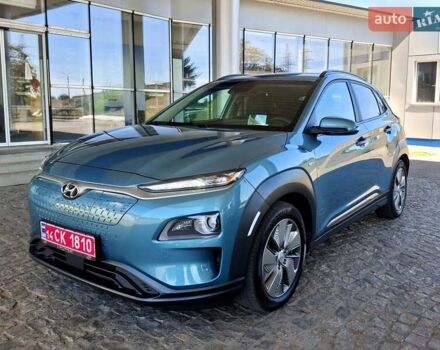 Синий Хендай Kona, объемом двигателя 0 л и пробегом 104 тыс. км за 18500 $, фото 1 на Automoto.ua
