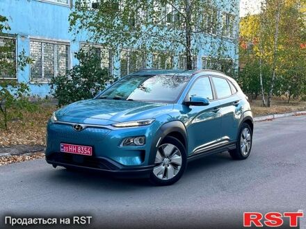 Синий Хендай Kona, объемом двигателя 0.15 л и пробегом 85 тыс. км за 17500 $, фото 1 на Automoto.ua