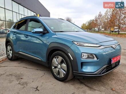 Синій Хендай Kona, об'ємом двигуна 0 л та пробігом 105 тис. км за 18600 $, фото 1 на Automoto.ua