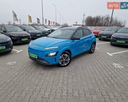 Синий Хендай Kona, объемом двигателя 0 л и пробегом 52 тыс. км за 17300 $, фото 1 на Automoto.ua