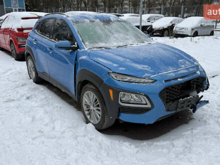 Синий Хендай Kona, объемом двигателя 2 л и пробегом 137 тыс. км за 11500 $, фото 1 на Automoto.ua