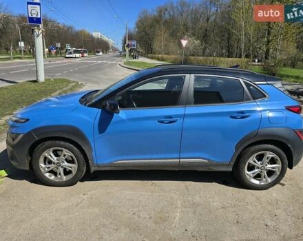 Синій Хендай Kona, об'ємом двигуна 1.6 л та пробігом 12 тис. км за 22000 $, фото 1 на Automoto.ua