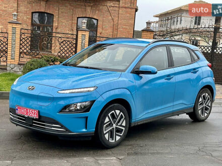 Синий Хендай Kona, объемом двигателя 0 л и пробегом 19 тыс. км за 19900 $, фото 1 на Automoto.ua