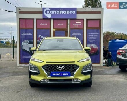 Зеленый Хендай Kona, объемом двигателя 1.59 л и пробегом 76 тыс. км за 15800 $, фото 1 на Automoto.ua