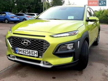 Хендай Kona 2019 в Сумах на Automoto.ua Зеленый Хендай Kona, объемом двигателя 1.6 л и пробегом 25 тыс. км за 18900 $, фото 1 на Automoto.ua