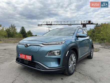 Зеленый Хендай Kona, объемом двигателя 0 л и пробегом 96 тыс. км за 16900 $, фото 1 на Automoto.ua