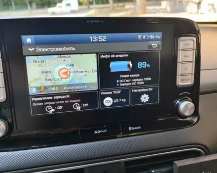 Белый Хендай Kona Electric, объемом двигателя 0 л и пробегом 107 тыс. км за 16500 $, фото 12 на Automoto.ua