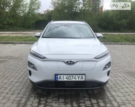 Білий Хендай Kona Electric, об'ємом двигуна 0 л та пробігом 47 тис. км за 16290 $, фото 1 на Automoto.ua