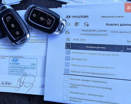 Белый Хендай Kona Electric, объемом двигателя 0 л и пробегом 44 тыс. км за 17450 $, фото 24 на Automoto.ua