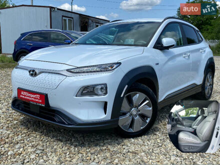 Белый Хендай Kona Electric, объемом двигателя 0 л и пробегом 115 тыс. км за 18700 $, фото 1 на Automoto.ua