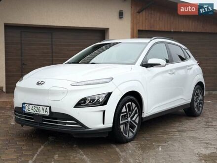 Белый Хендай Kona Electric, объемом двигателя 0 л и пробегом 119 тыс. км за 19499 $, фото 1 на Automoto.ua