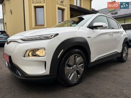 Білий Хендай Kona Electric, об'ємом двигуна 0 л та пробігом 69 тис. км за 17650 $, фото 1 на Automoto.ua