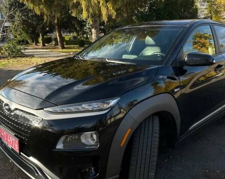 Черный Хендай Kona Electric, объемом двигателя 0 л и пробегом 100 тыс. км за 16999 $, фото 2 на Automoto.ua