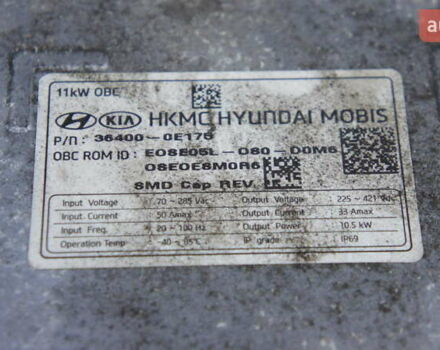 Черный Хендай Kona Electric, объемом двигателя 0 л и пробегом 124 тыс. км за 16600 $, фото 16 на Automoto.ua