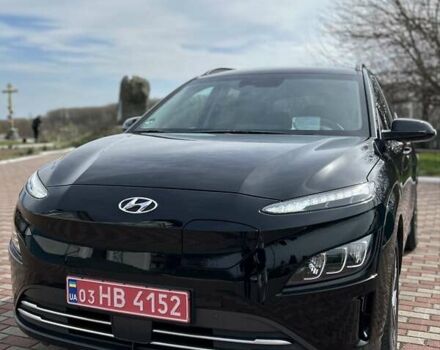 Черный Хендай Kona Electric, объемом двигателя 0 л и пробегом 55 тыс. км за 19900 $, фото 1 на Automoto.ua