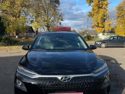 Черный Хендай Kona Electric, объемом двигателя 0 л и пробегом 100 тыс. км за 16999 $, фото 1 на Automoto.ua