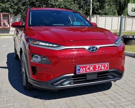 Красный Хендай Kona Electric, объемом двигателя 0 л и пробегом 57 тыс. км за 23799 $, фото 13 на Automoto.ua