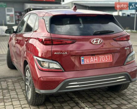 Красный Хендай Kona Electric, объемом двигателя 0 л и пробегом 100 тыс. км за 17200 $, фото 23 на Automoto.ua