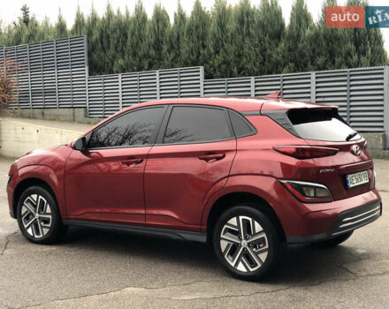Красный Хендай Kona Electric, объемом двигателя 0 л и пробегом 104 тыс. км за 18200 $, фото 12 на Automoto.ua