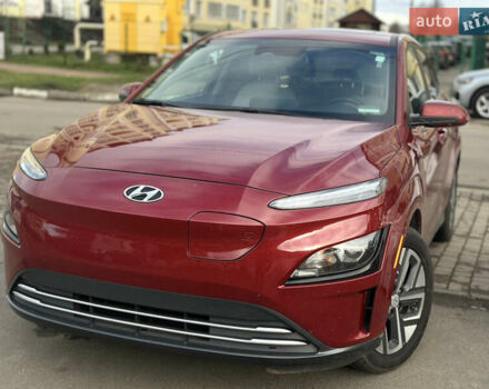 Красный Хендай Kona Electric, объемом двигателя 0 л и пробегом 100 тыс. км за 17200 $, фото 17 на Automoto.ua