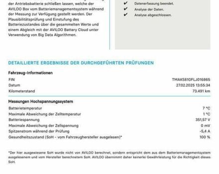 Хендай Kona Electric, объемом двигателя 0 л и пробегом 73 тыс. км за 18700 $, фото 2 на Automoto.ua