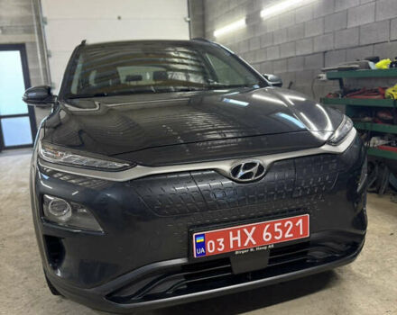 Серый Хендай Kona Electric, объемом двигателя 0 л и пробегом 137 тыс. км за 16700 $, фото 5 на Automoto.ua