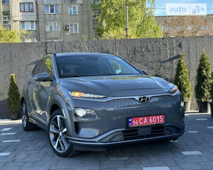 Сірий Хендай Kona Electric, об'ємом двигуна 0 л та пробігом 120 тис. км за 19550 $, фото 23 на Automoto.ua