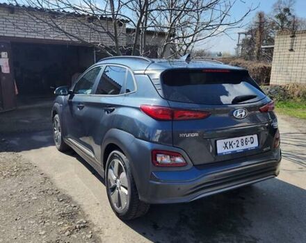 Серый Хендай Kona Electric, объемом двигателя 0 л и пробегом 96 тыс. км за 18700 $, фото 36 на Automoto.ua