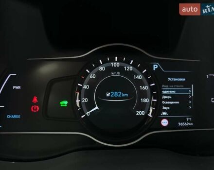 Сірий Хендай Kona Electric, об'ємом двигуна 0 л та пробігом 76 тис. км за 20500 $, фото 59 на Automoto.ua