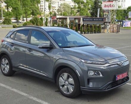 Сірий Хендай Kona Electric, об'ємом двигуна 0 л та пробігом 32 тис. км за 17700 $, фото 10 на Automoto.ua