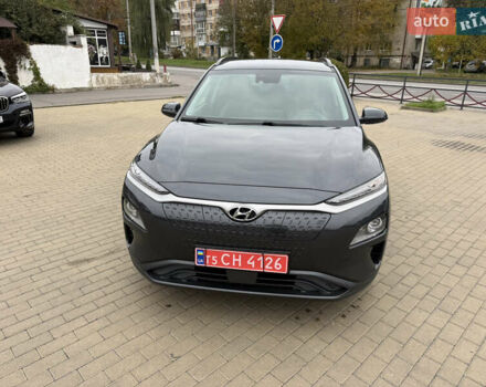 Серый Хендай Kona Electric, объемом двигателя 0 л и пробегом 52 тыс. км за 19000 $, фото 14 на Automoto.ua