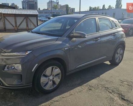 Серый Хендай Kona Electric, объемом двигателя 0 л и пробегом 39 тыс. км за 16900 $, фото 6 на Automoto.ua