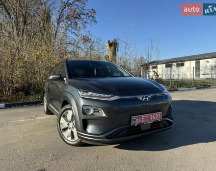 Сірий Хендай Kona Electric, об'ємом двигуна 0 л та пробігом 82 тис. км за 17600 $, фото 1 на Automoto.ua