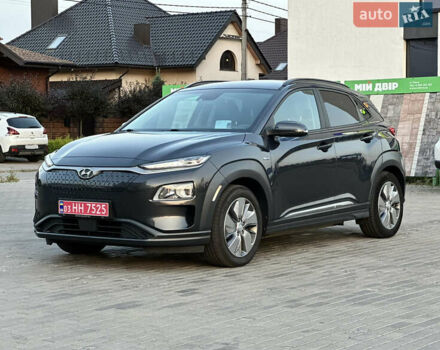 Серый Хендай Kona Electric, объемом двигателя 0 л и пробегом 159 тыс. км за 16900 $, фото 12 на Automoto.ua
