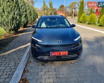 Серый Хендай Kona Electric, объемом двигателя 0 л и пробегом 42 тыс. км за 21500 $, фото 1 на Automoto.ua