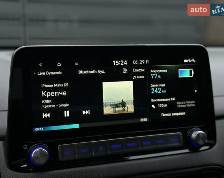 Серый Хендай Kona Electric, объемом двигателя 0 л и пробегом 63 тыс. км за 17900 $, фото 24 на Automoto.ua