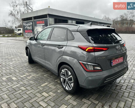 Сірий Хендай Kona Electric, об'ємом двигуна 0 л та пробігом 44 тис. км за 17600 $, фото 4 на Automoto.ua