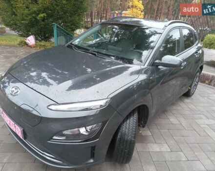 Сірий Хендай Kona Electric, об'ємом двигуна 0 л та пробігом 59 тис. км за 16890 $, фото 4 на Automoto.ua