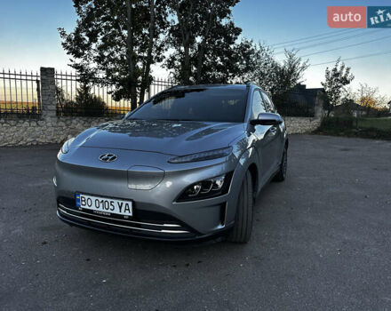 Серый Хендай Kona Electric, объемом двигателя 0 л и пробегом 55 тыс. км за 22000 $, фото 12 на Automoto.ua